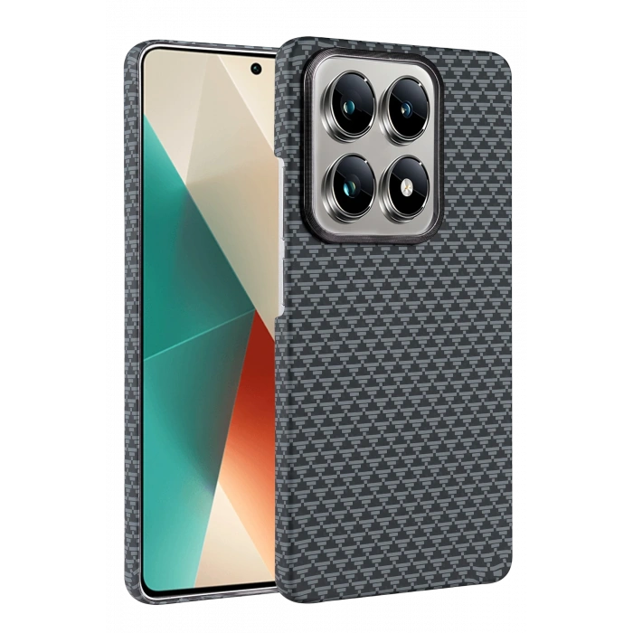 HarmonyAura Xiaomi Mi 14T Pro Vega Magsafe Kapak - Gri