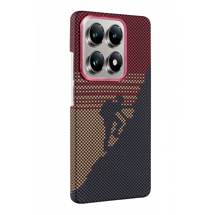 HarmonyAura Xiaomi Mi 14T Pro Vega Magsafe Kapak - Kırmızı