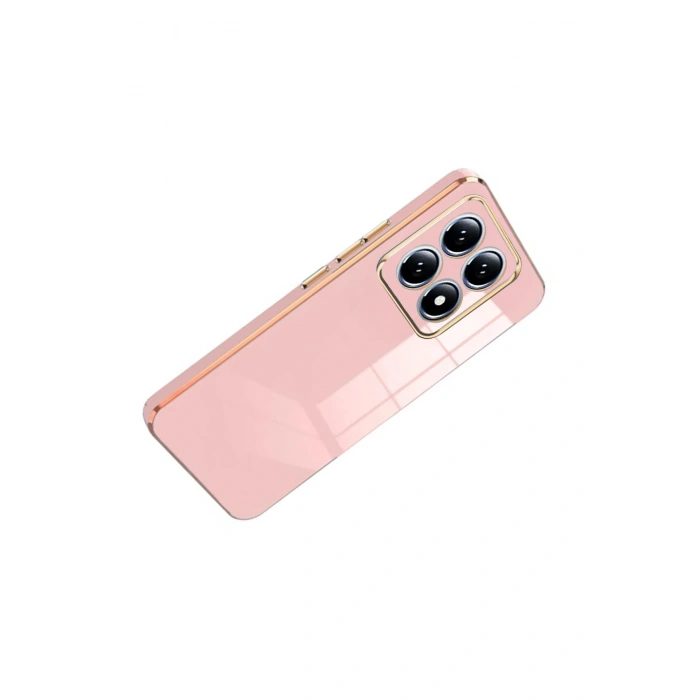 HarmonyAura Xiaomi Mi 14T Pro Volet Silikon - Pembe