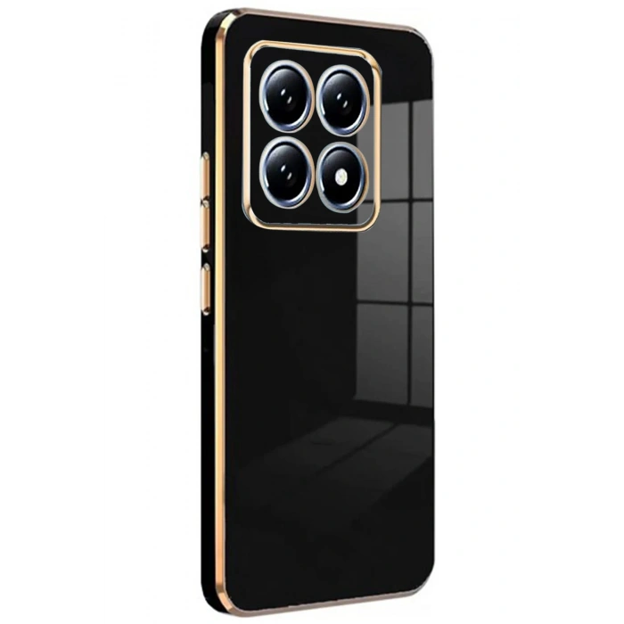 HarmonyAura Xiaomi Mi 14T Pro Volet Silikon - Siyah