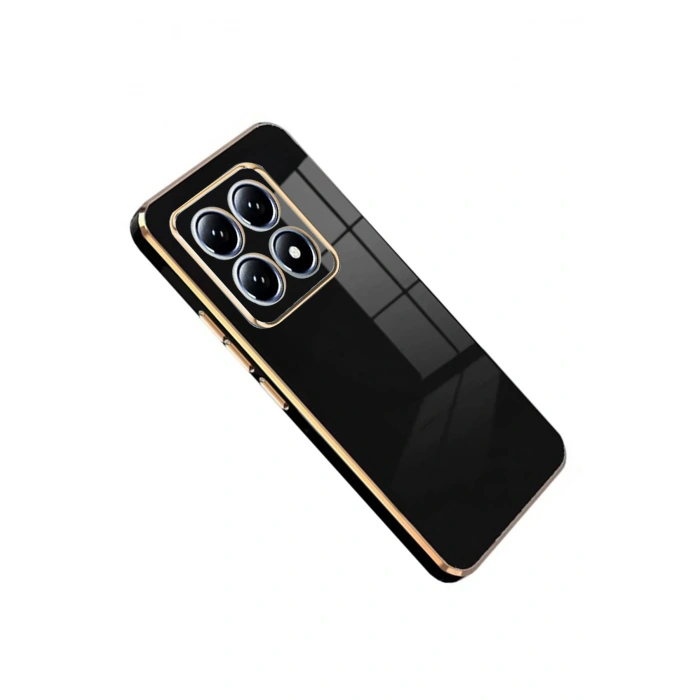 HarmonyAura Xiaomi Mi 14T Pro Volet Silikon - Siyah