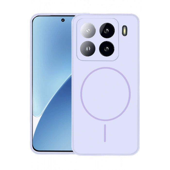 HarmonyAura Xiaomi Mi 15 Kılıf Jully Magsafe Kapak - Lila