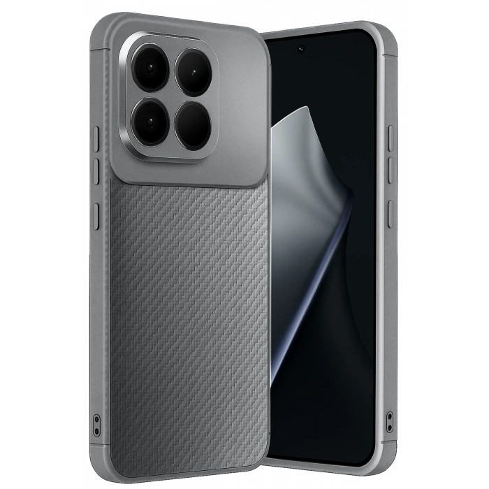 HarmonyAura Xiaomi Mi 15T Auto Focus Karbon Kapak - Gri