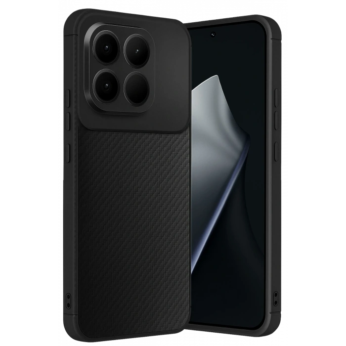 HarmonyAura Xiaomi Mi 15T Auto Focus Karbon Kapak - Siyah