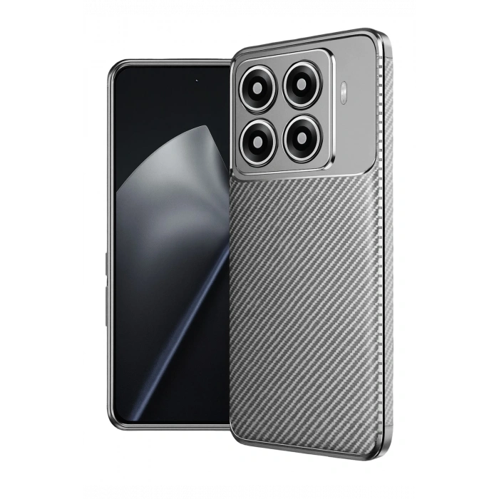 HarmonyAura Xiaomi Mi 15T Pro Auto Focus Karbon Kapak - Gri