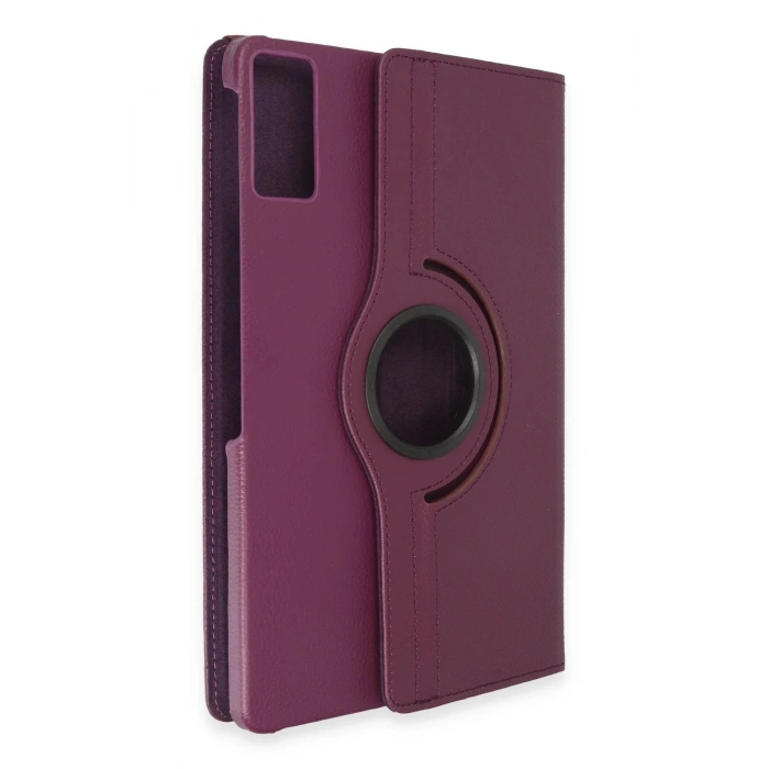 HarmonyAura  Xiaomi Pad 6 Kılıf 360 Tablet Deri Kılıf - Mürdüm