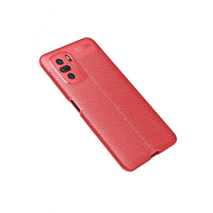 HarmonyAura  Xiaomi Poco F3 Kılıf Auto Focus Kapak - Kırmızı