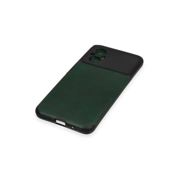 HarmonyAura  Xiaomi Poco M5 Kılıf Loop Deri Silikon - Yeşil