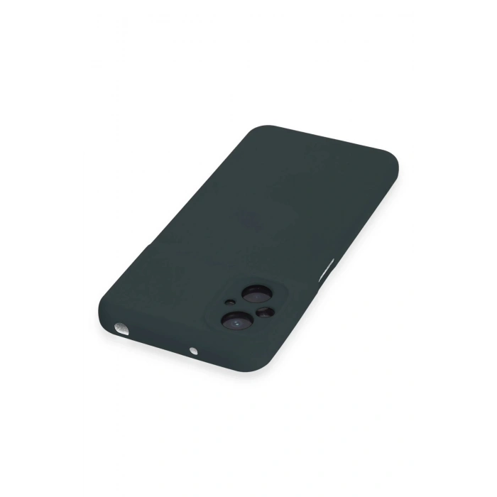 HarmonyAura  Xiaomi Poco M5 Kılıf Nano Içi Kadife Silikon - Koyu Yeşil