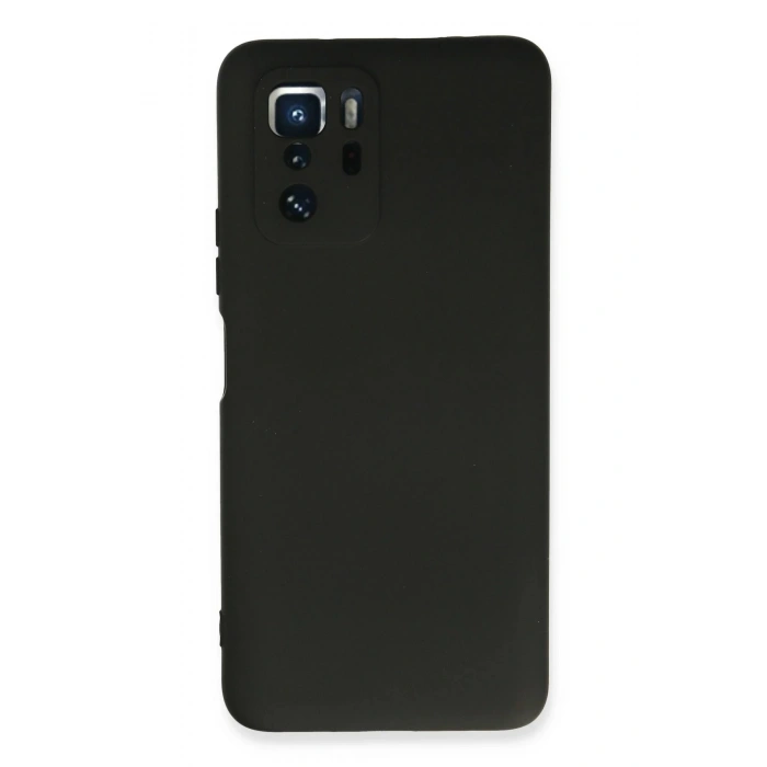 HarmonyAura  Xiaomi Poco X3 Gt Kılıf Nano Içi Kadife Silikon - Siyah