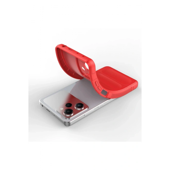 HarmonyAura  Xiaomi Poco X5 5g Kılıf Optimum Silikon - Kırmızı