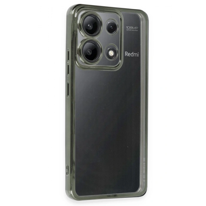 HarmonyAura  Xiaomi Poco X6 Pro Kılıf Lensli Silikon - Yeşil