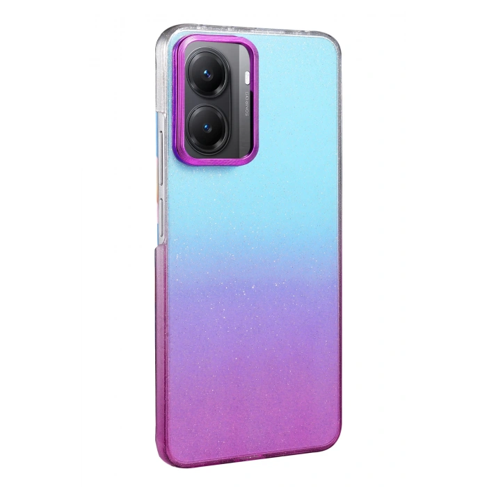 HarmonyAura Xiaomi Poco X7 Pro Glossy Kapak - Mor
