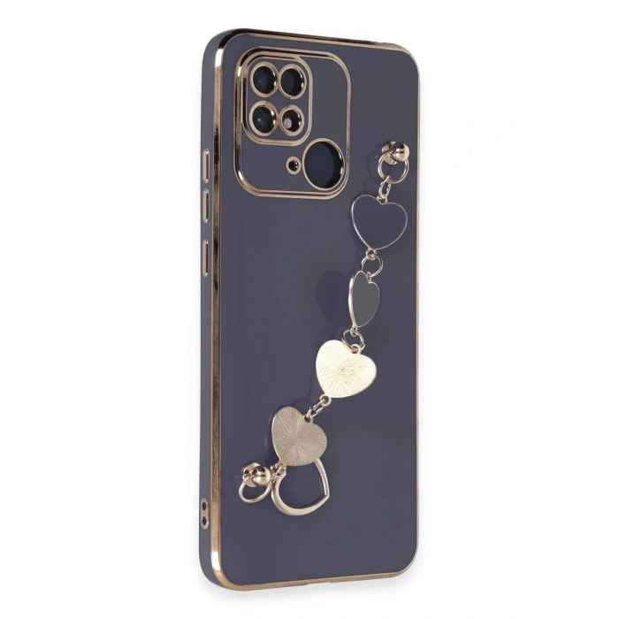 HarmonyAura  Xiaomi Redmi 10c Kılıf Esila Silikon - Gri