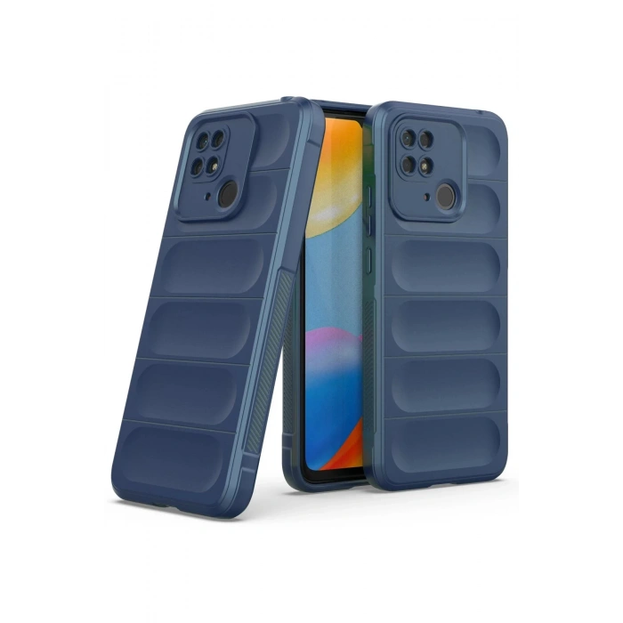 HarmonyAura  Xiaomi Redmi 10c Kılıf Optimum Silikon - Lacivert