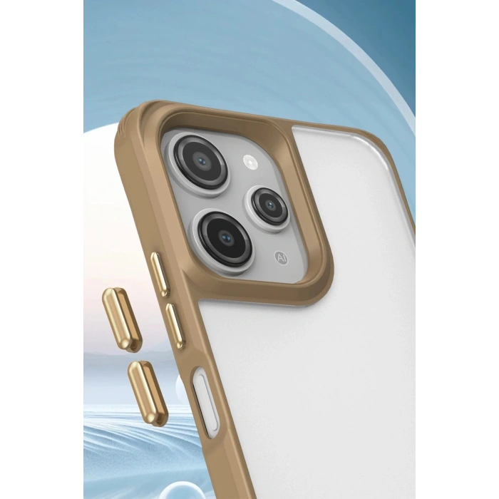 HarmonyAura  Xiaomi Redmi 12 Kılıf Penta Silikon Kılıf - Şeffaf