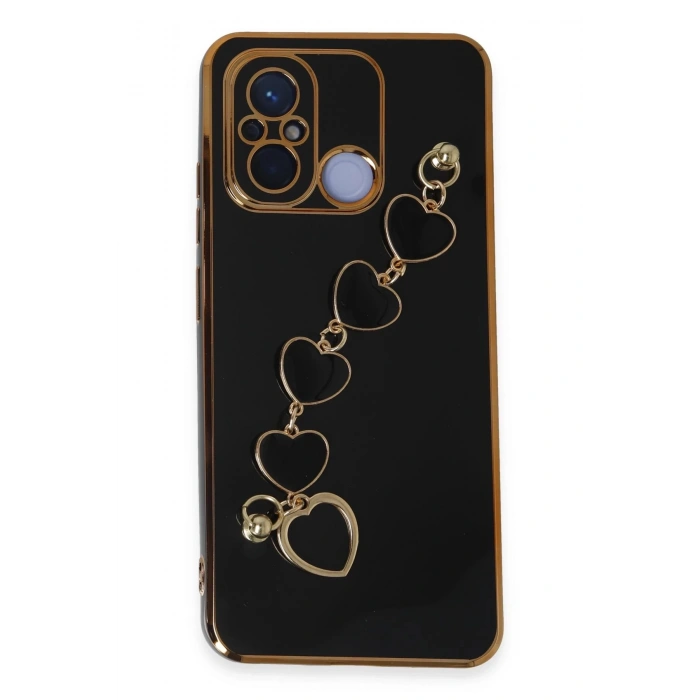 HarmonyAura  Xiaomi Redmi 12c Kılıf Esila Silikon - Siyah