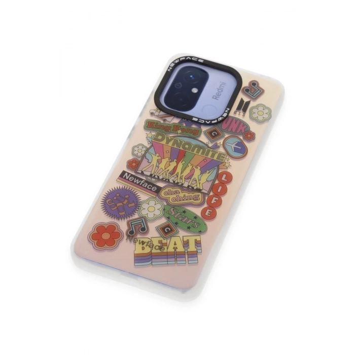 HarmonyAura  Xiaomi Redmi 12c Kılıf Estoril Desenli Kapak - Estoril - 14