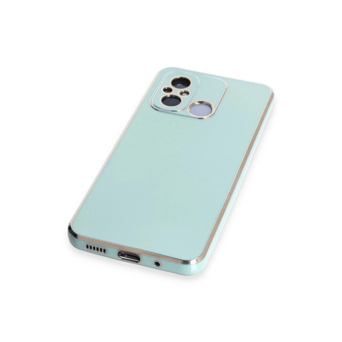 HarmonyAura  Xiaomi Redmi 12c Kılıf Volet Silikon - Açık Yeşil