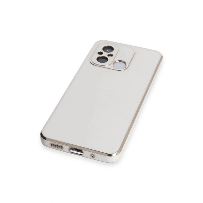 HarmonyAura  Xiaomi Redmi 12c Kılıf Volet Silikon - Beyaz