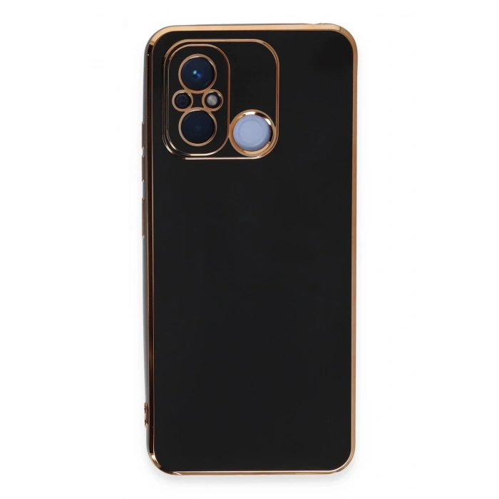 HarmonyAura  Xiaomi Redmi 12c Kılıf Volet Silikon - Siyah