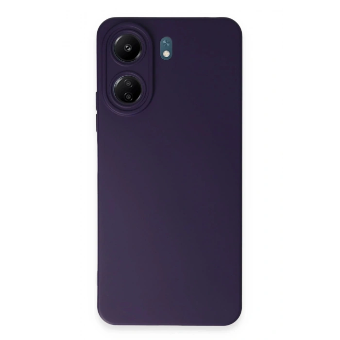 HarmonyAura  Xiaomi Redmi 13c Kılıf Nano Içi Kadife Silikon - Mor