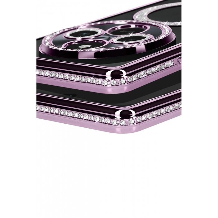 HarmonyAura Xiaomi Redmi 14C Joke Simli Magneticsafe Kılıf - Derin Mor