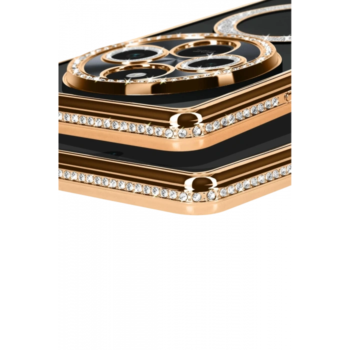 HarmonyAura Xiaomi Redmi 14C Joke Simli Magneticsafe Kılıf - Gold