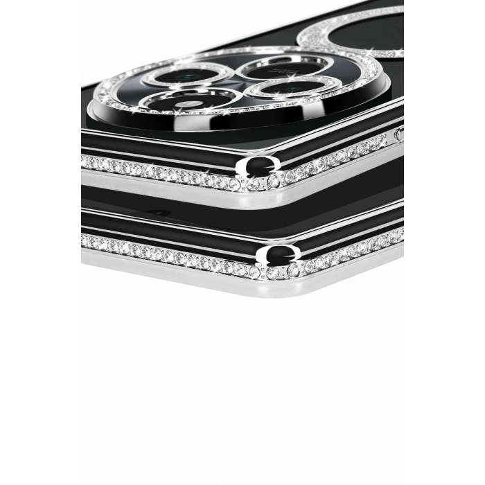 HarmonyAura Xiaomi Redmi 14C Joke Simli Magneticsafe Kılıf - Gümüş