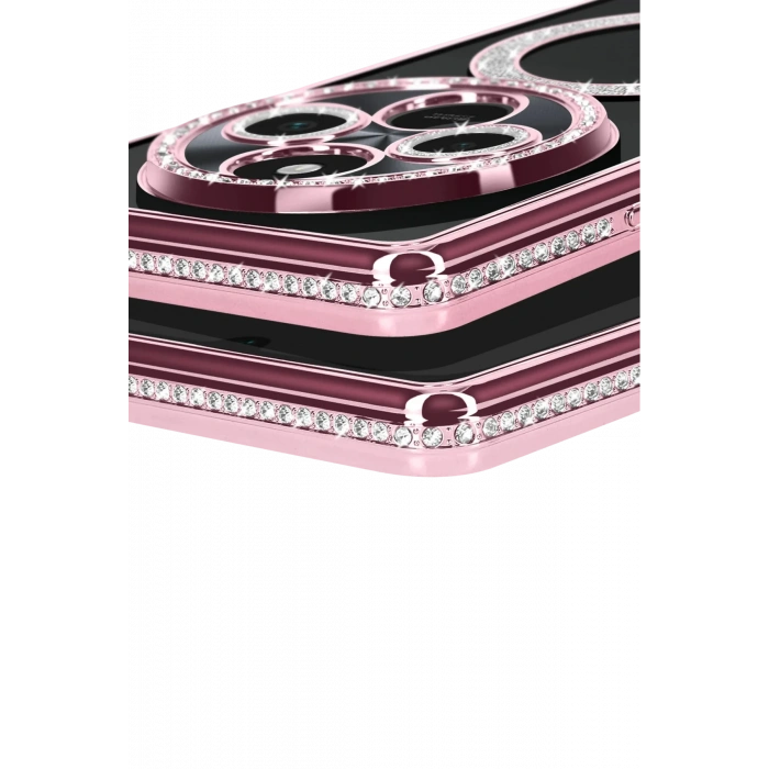 HarmonyAura Xiaomi Redmi 14C Joke Simli Magneticsafe Kılıf - Pembe