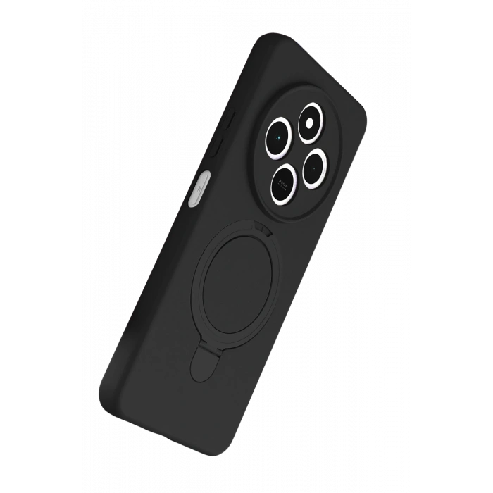 HarmonyAura Xiaomi Redmi 14C Regal Magsafe Standlı Kapak - Siyah