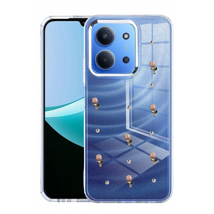 HarmonyAura Xiaomi Redmi 15C 4G Fiyonk Desenli Kapak - Desen 6