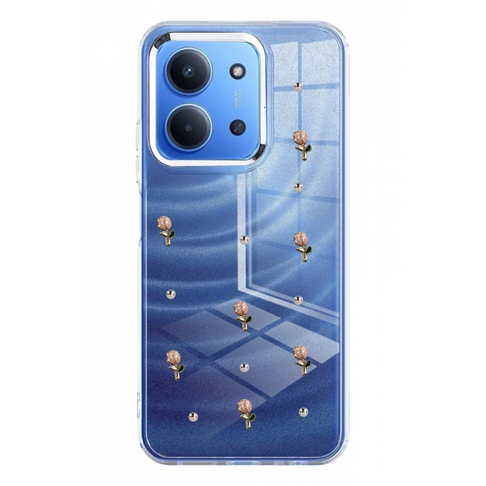 HarmonyAura Xiaomi Redmi 15C 4G Fiyonk Desenli Kapak - Desen 6