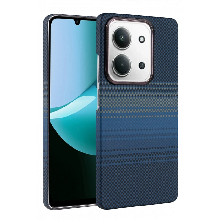 HarmonyAura Xiaomi Redmi 15C 4G Vega Magsafe Kapak - Mavi