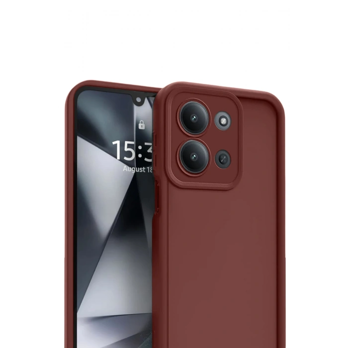 HarmonyAura Xiaomi Redmi 15C 4G Viera Silikon - Bordo