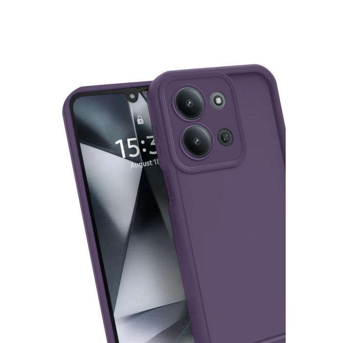 HarmonyAura Xiaomi Redmi 15C 4G Viera Silikon - Mürdüm