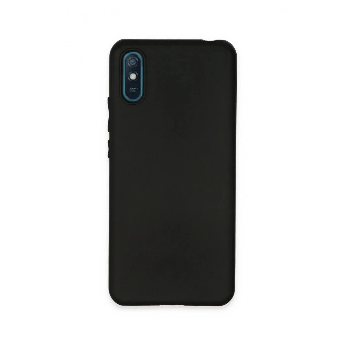 HarmonyAura  Xiaomi Redmi 9a Kılıf First Silikon - Siyah