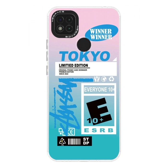 HarmonyAura  Xiaomi Redmi 9c Kılıf Estoril Desenli Kapak - Estoril - 1