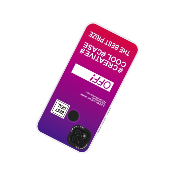 HarmonyAura  Xiaomi Redmi 9c Kılıf Estoril Desenli Kapak - Estoril - 9