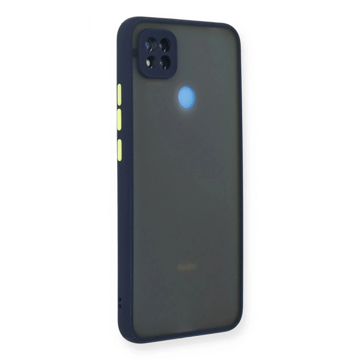 HarmonyAura  Xiaomi Redmi 9c Kılıf Montreal Silikon Kapak - Lacivert