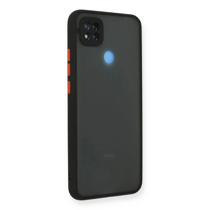 HarmonyAura  Xiaomi Redmi 9c Kılıf Montreal Silikon Kapak - Siyah