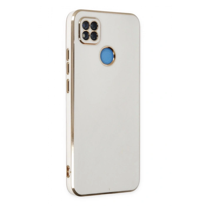 HarmonyAura  Xiaomi Redmi 9c Kılıf Volet Silikon - Beyaz