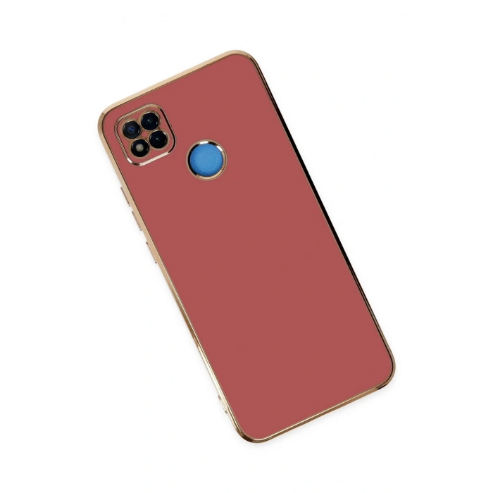 HarmonyAura  Xiaomi Redmi 9c Kılıf Volet Silikon - Kırmızı