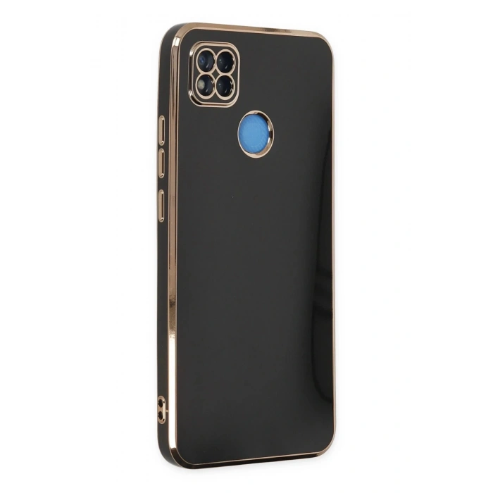 HarmonyAura  Xiaomi Redmi 9c Kılıf Volet Silikon - Siyah