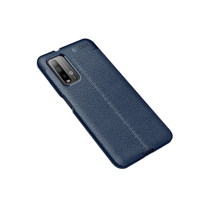 HarmonyAura  Xiaomi Redmi 9t Kılıf Auto Focus Kapak - Lacivert