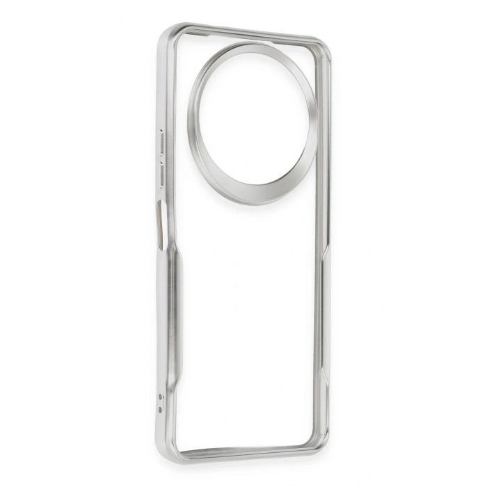 HarmonyAura  Xiaomi Redmi A3 4g Kılıf Boyi Silikon Kapak - Gümüş