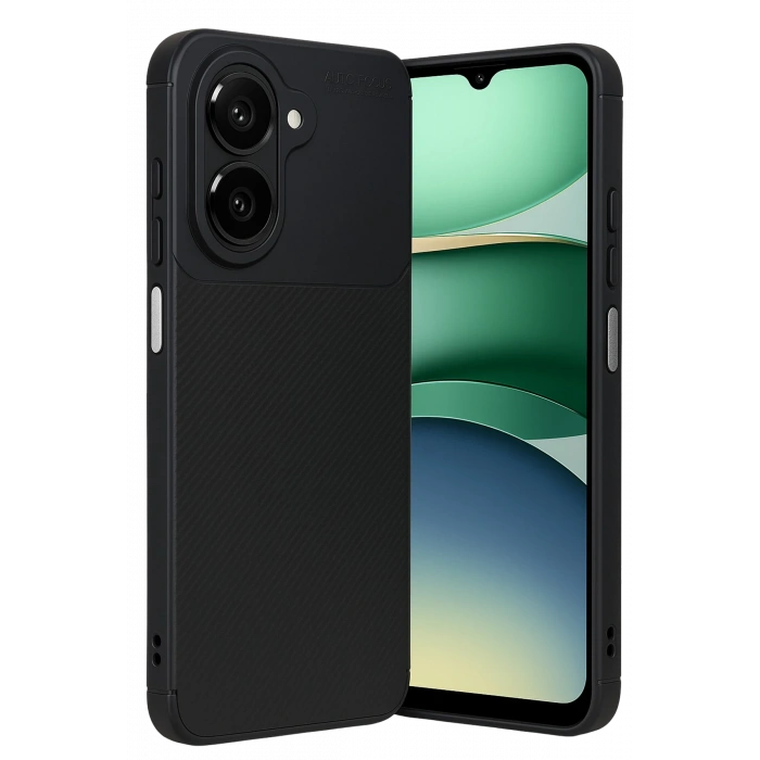 HarmonyAura Xiaomi Redmi A5 4G Auto Focus Karbon Kapak - Siyah