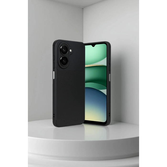 HarmonyAura Xiaomi Redmi A5 4G Auto Focus Karbon Kapak - Siyah