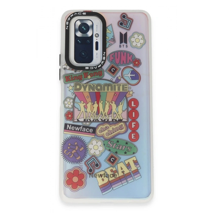 HarmonyAura  Xiaomi Redmi Note 10 Pro Kılıf Estoril Desenli Kapak - Estoril - 14