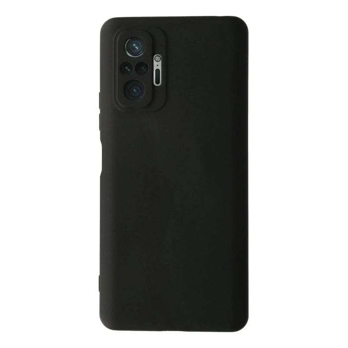 HarmonyAura  Xiaomi Redmi Note 10 Pro Kılıf Nano Içi Kadife Silikon - Siyah